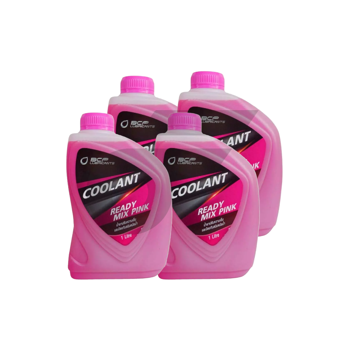 น้ำยาหม้อน้ำ น้ำยาหล่อเย็น   Coolant Ready Mix บางจาก คูลแลนท์ เรดดี้ มิกซ์   ขนาด 1L (สีชมพู)