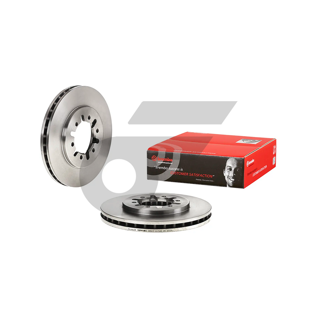 BREMBO จานเบรคหน้า URVAN E24 ปี98-ON, BIG M 4WD, FRONTIER D22 YD25 ปี98-ON แป้นเล็ก |260MM. 6รู