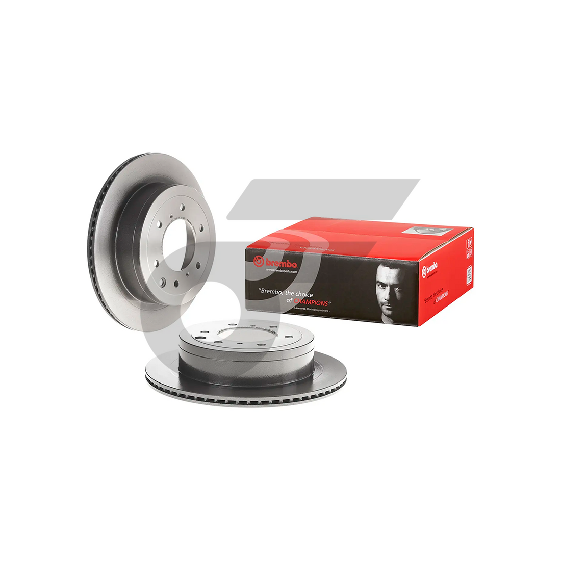 BREMBO จานเบรคหลัง PAJERO IV V80 V90 V97W 3.0 3.2 ปี06-ON |332MM. 6รู