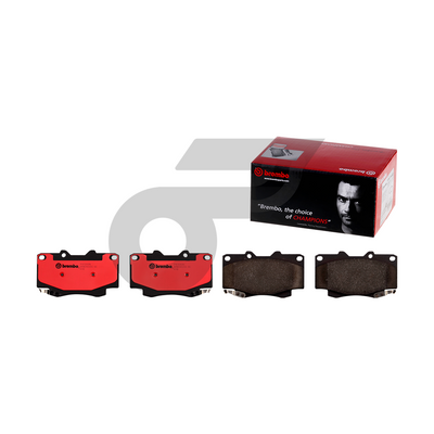 BREMBO ผ้าเบรคหน้า VIGO OPEN CAB 2WD PRERUNNER, 4WD ปี04-08, FORTUNER 4WD ปี05-08