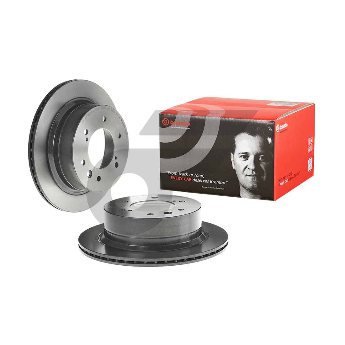 BREMBO จานเบรคหลัง NEW PAJERO SPORT 2WD 4WD 2.4 ปี15-ON |315MM. 5รู