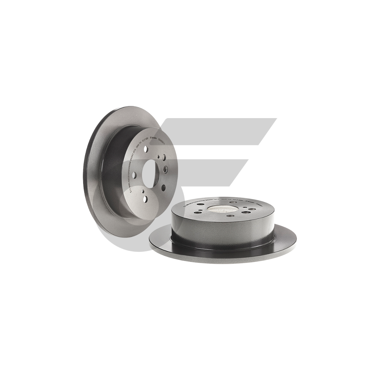 BREMBO จานเบรคหลัง ALPHARD ANH10 2.4 3.0 ปี02-08 |291MM. 5รู