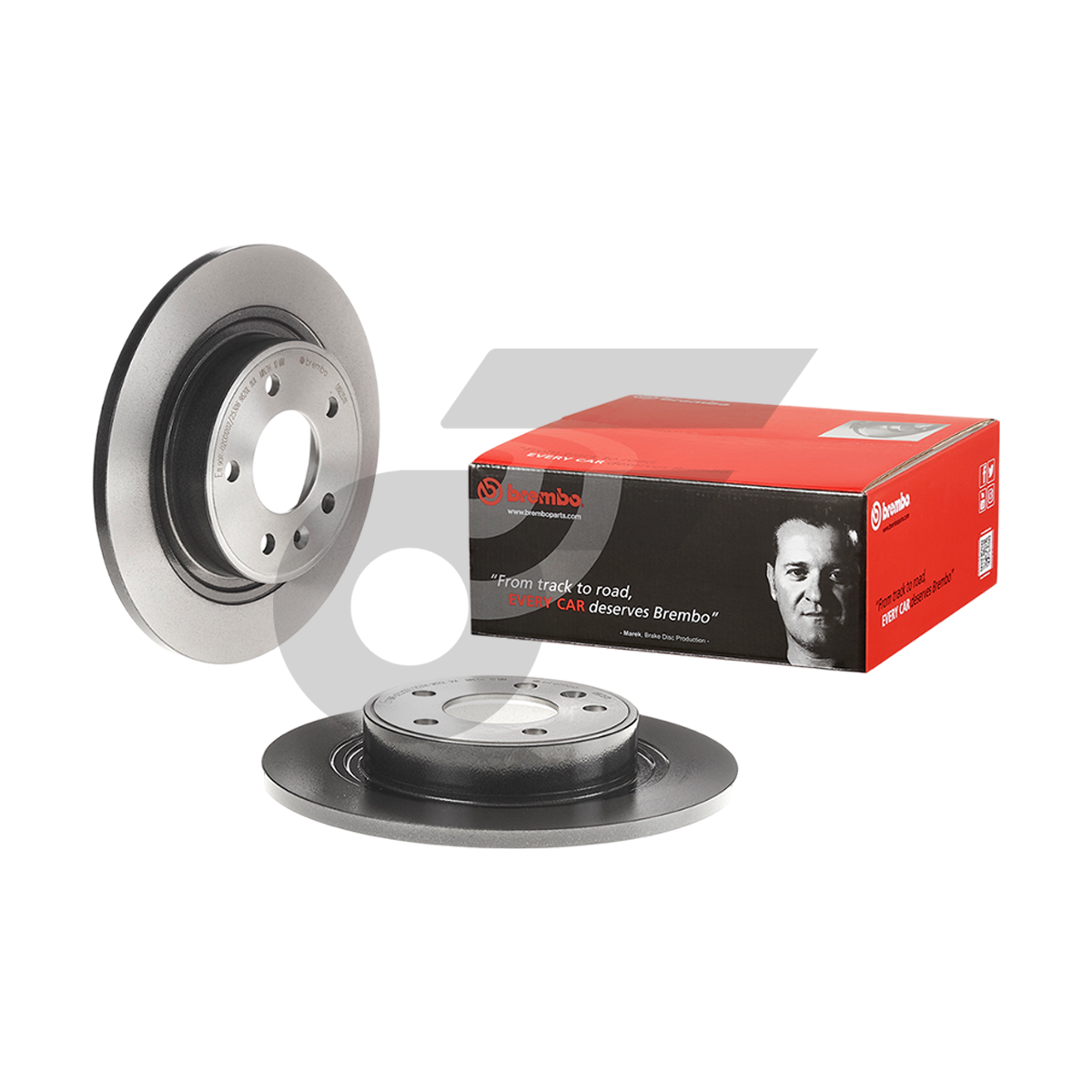 BREMBO จานเบรคหลัง CRUZE 2.0 ปี10-ON |292MM. 5รู
