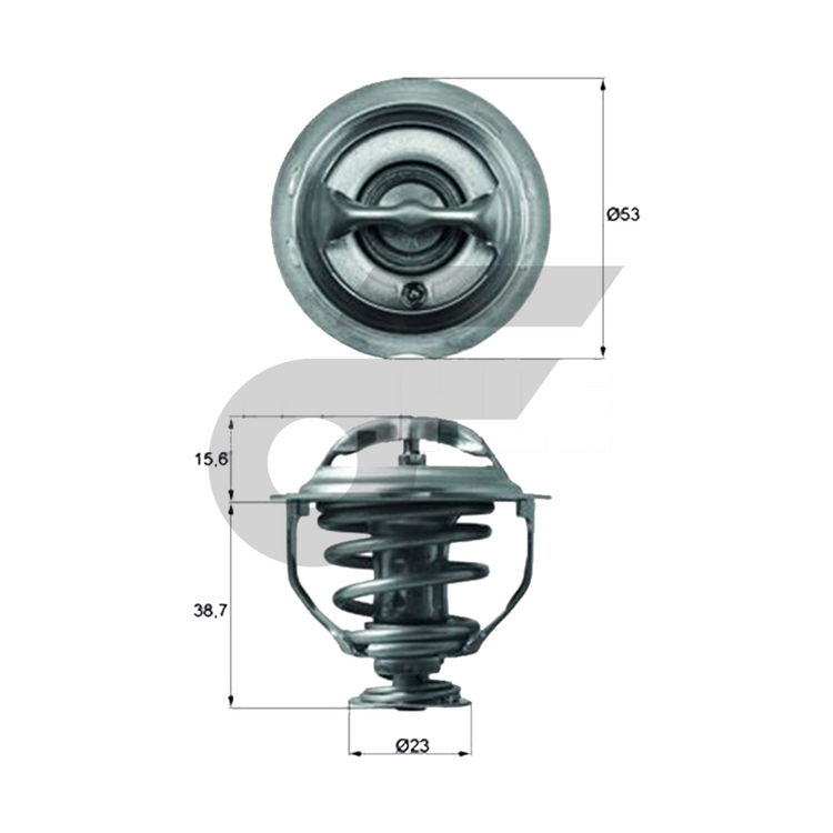 MAHLE วาล์วน้ำ VW AUDI PORSCHE 2.0TFSI / A4 A5 Q3 Q5, PASSAT | 95องศา