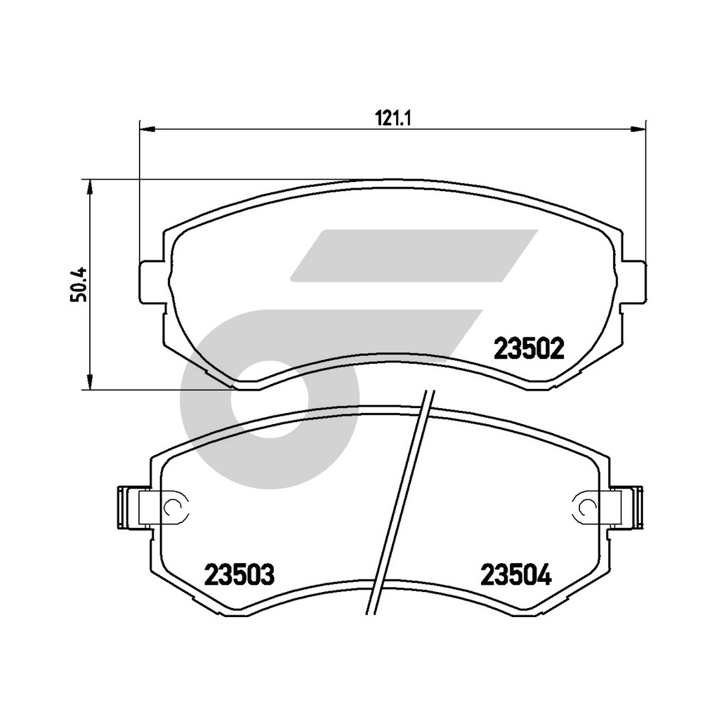 BREMBO front brake pads CEFIRO 2.0 12V A31 year 89, 240SX