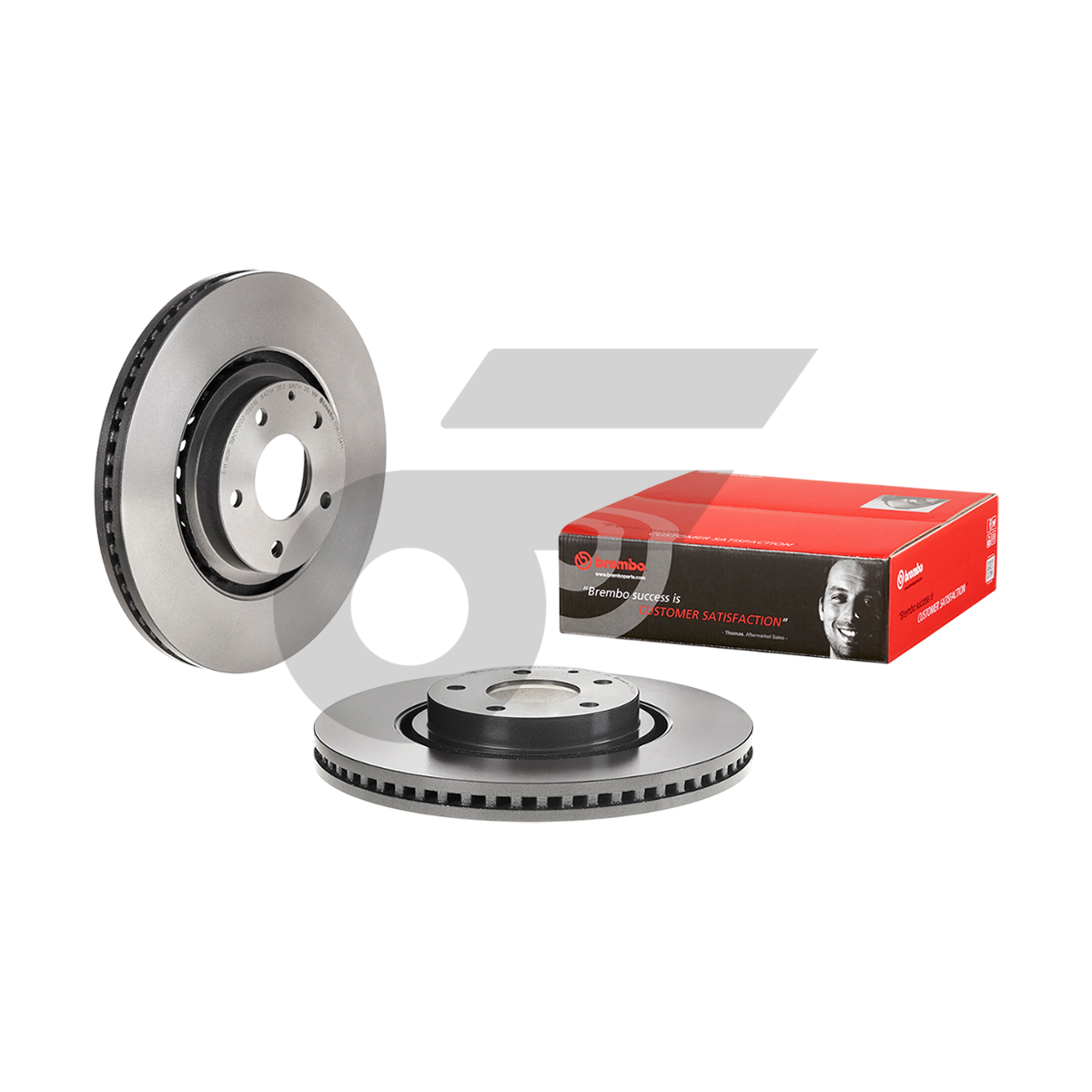 BREMBO จานเบรคหน้า NEW CX-5 SKY KF 2.2D 2.5 ปี17-ON |320MM. 5รู