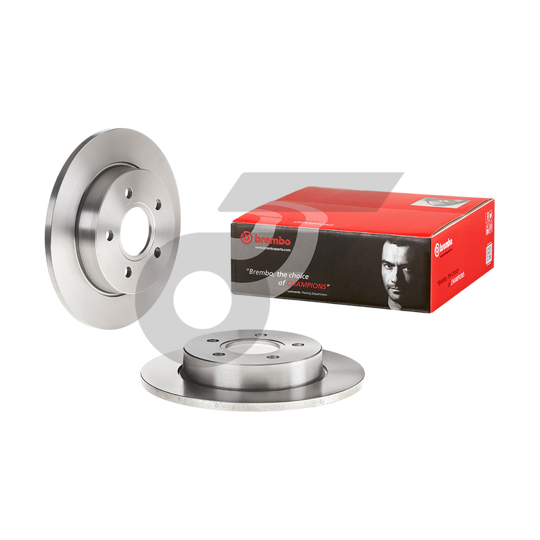 BREMBO จานเบรคหลัง FOCUS ปี06-11 |265MM. 4รู
