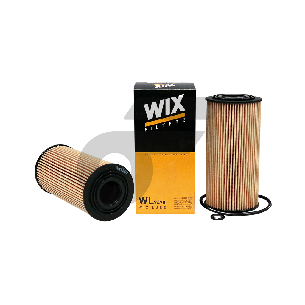 WIX ไส้กรองน้ำมันเครื่อง TUCSON 2.0L, SPORTAGE, CARNIVAL 2.2LCRDI D4HB