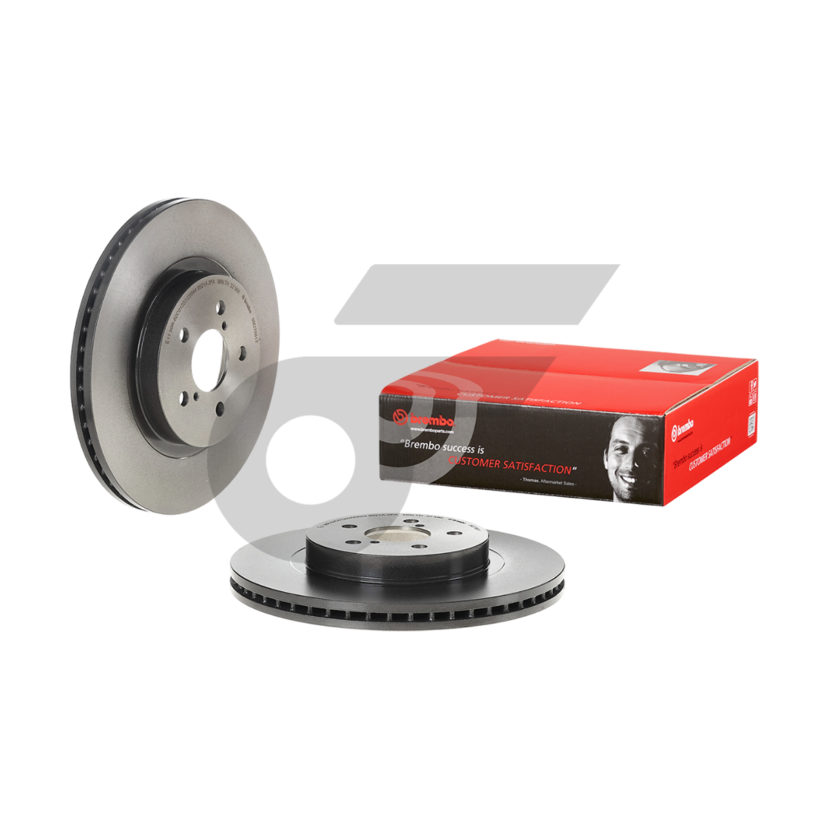 BREMBO จานเบรคหน้า IMPREZA 2.0I AWD GT, GK ปี17-ON, XV 2.0I AWD GT ปี17 ปี17-ON |293MM. 4รู