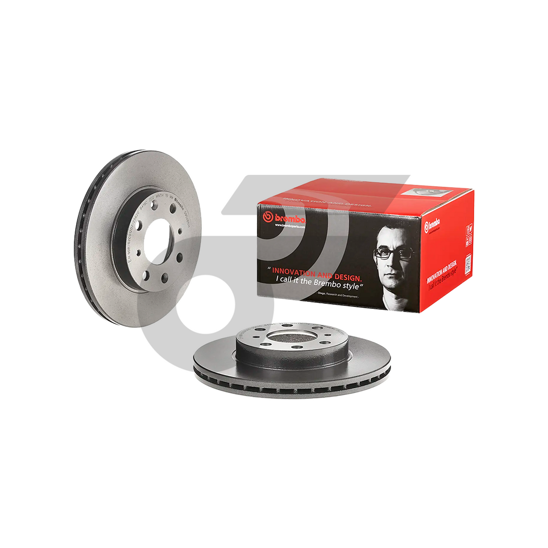 BREMBO จานเบรคหน้า BRIO ปี11, CIVIC EG | 240 MM. 4รู