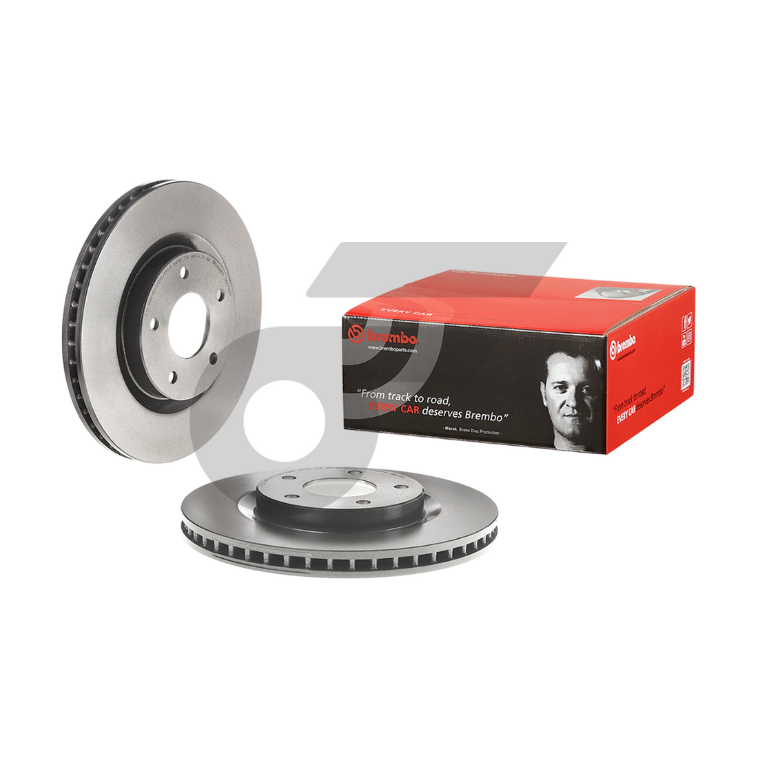 BREMBO จานเบรคหน้า X-TRAIL T31 ปี05-ON |296MM. 5รู