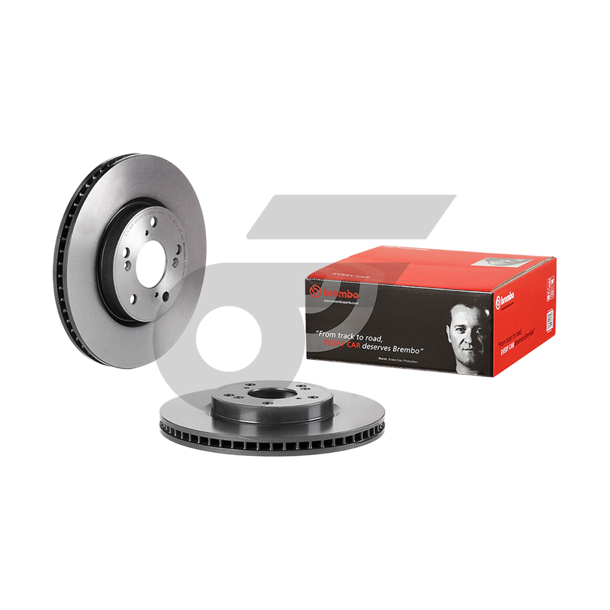 BREMBO จานเบรคหน้า ACCORD HYBRID G9 ปี14 ปี14-ON |293MM. 5รู