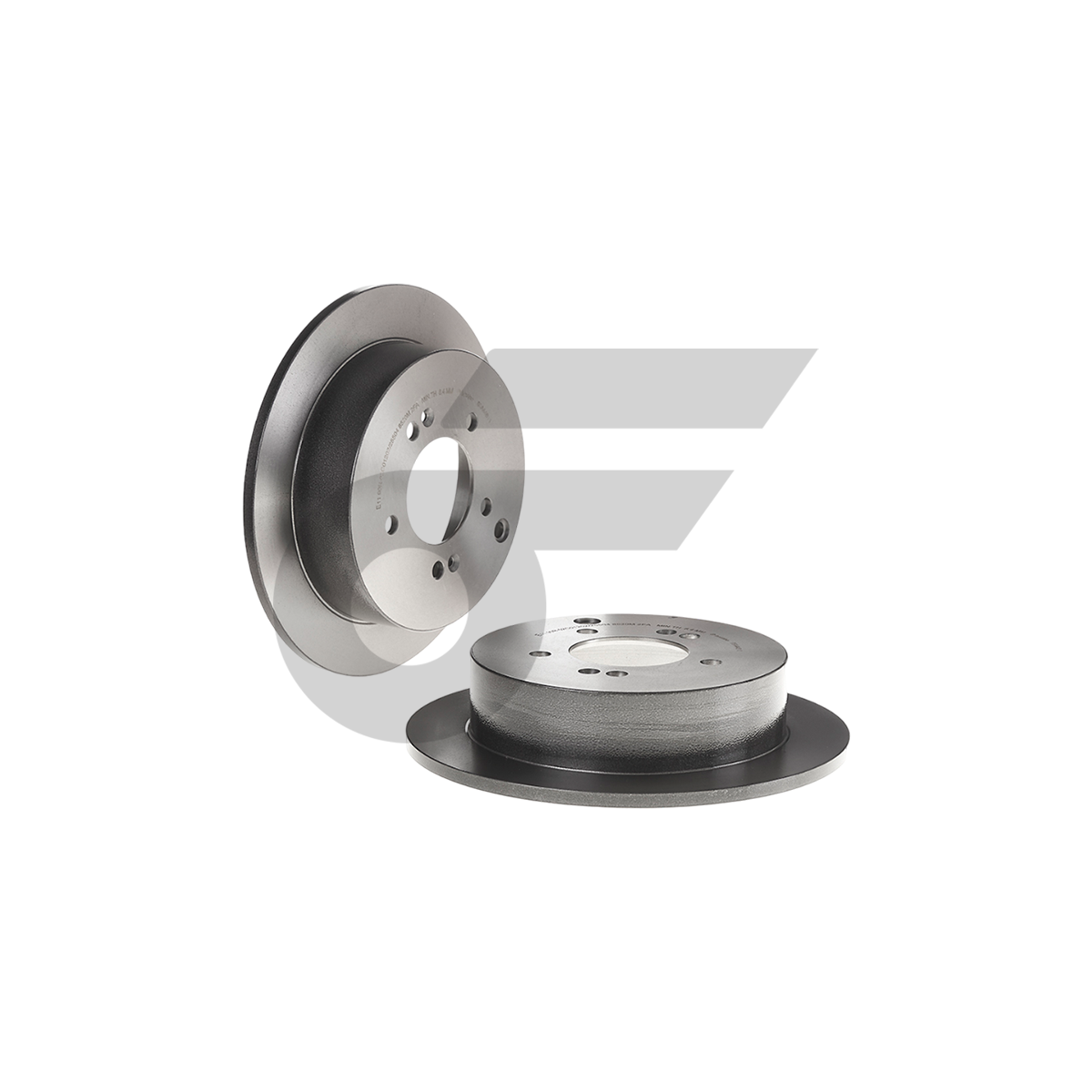 BREMBO จานเบรคหลัง TUCSON 2.0 4WD ปี10, KIA SPORTAGE II 2.0 CRDI 4WD ปี10 |284MM. 4รู