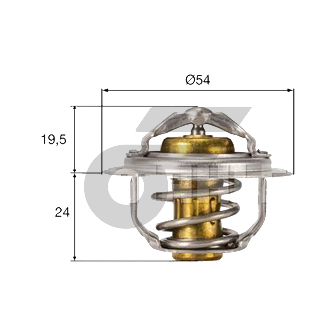 MAHLE วาล์วน้ำ VW AUDI PORSCHE 2.0TDI / A5 A6 Q5 | 82องศา