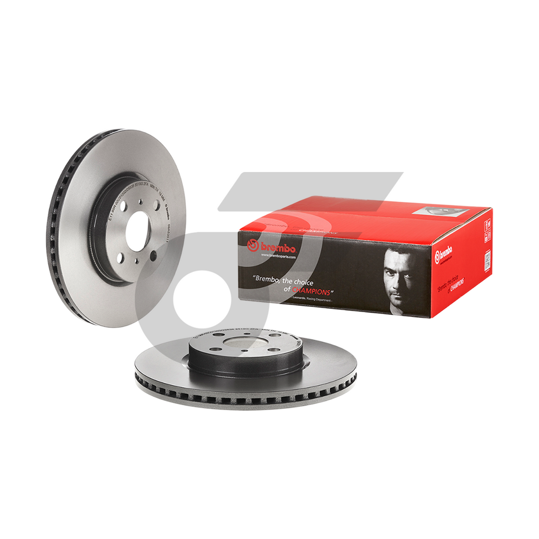 BREMBO จานเบรคหน้า VIOS NCP93 ปี07-13, YARIS S 1.5 NCP91 ปี05-13 |275MM. 5รู