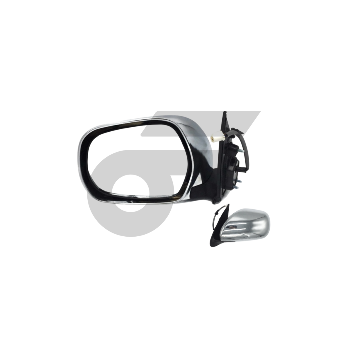 CTEC กระจกมองข้าง แนวนอน L COMMUTER ปี05-18 | 5สาย+ไฟเลี้ยว ชุบ