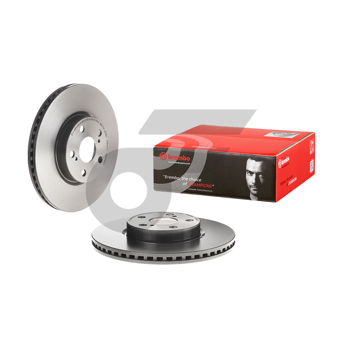 BREMBO จานเบรคหน้า ALTIS DUAL VVTI 1.6 1.8 E140, E170 ปี08-13, ปี13-18, SIENTA 1.5 ปี16-ON |275MM. 6รู