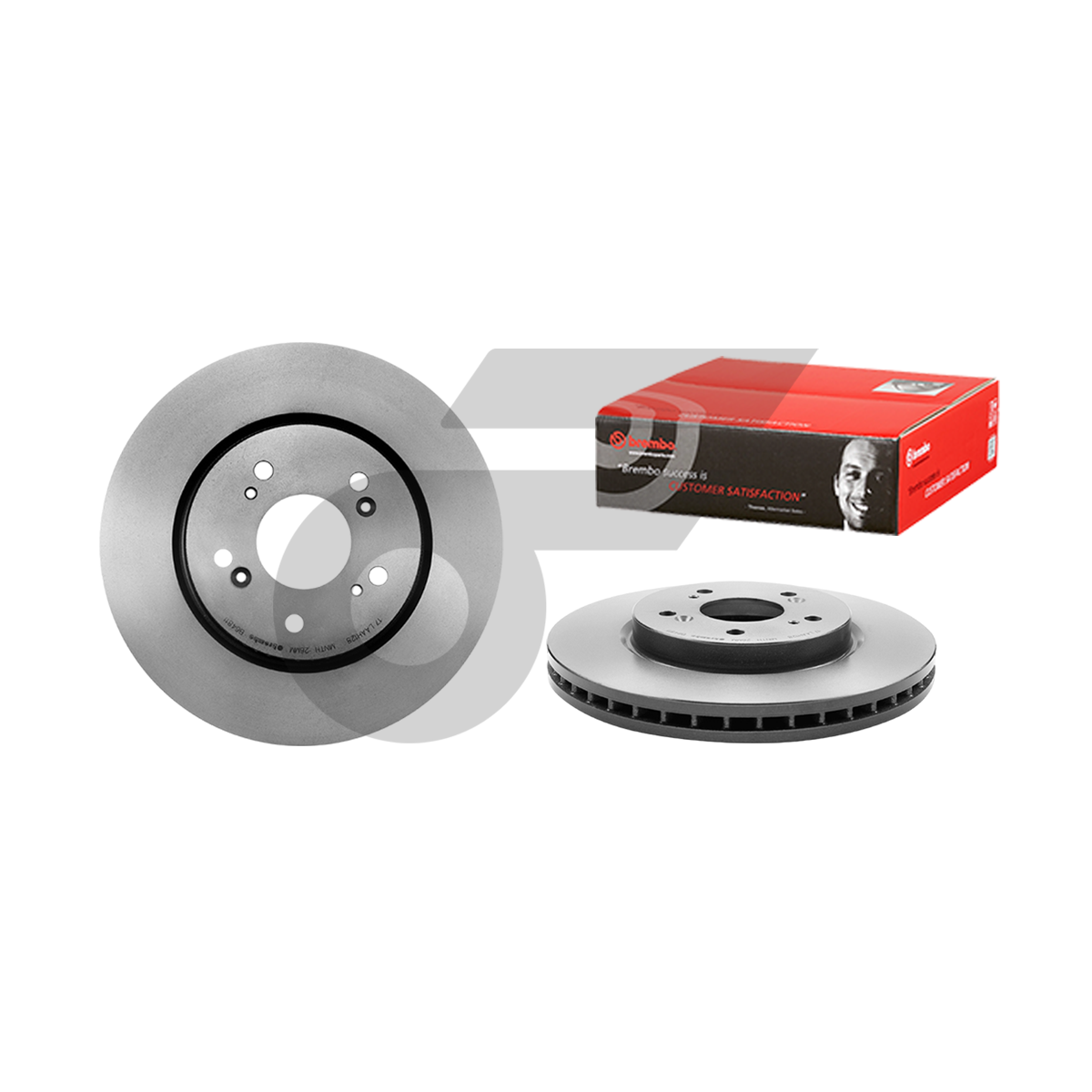 BREMBO จานเบรคหน้า CRV GEN3 2.0 2.4, GEN4 2.0 2.4 ปี 07-11, 12-16 |296MM. 6รู