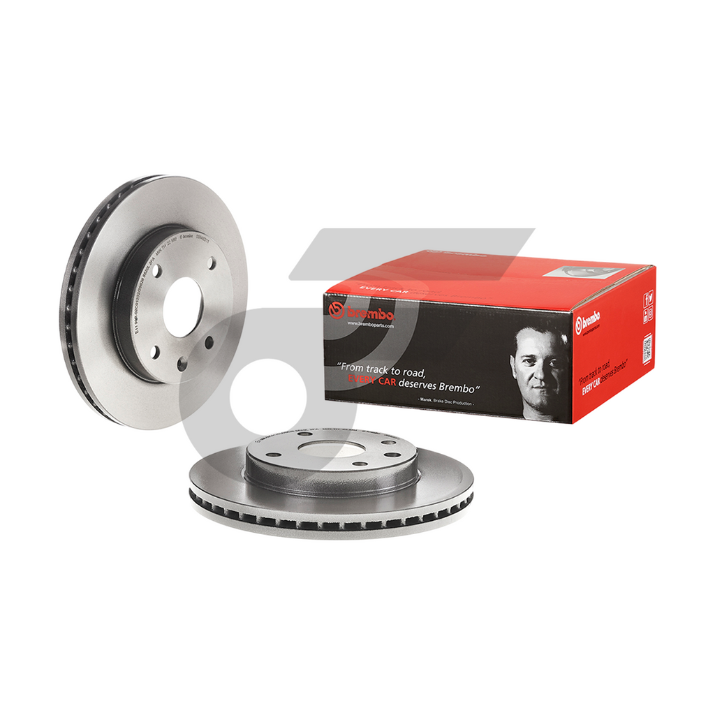 BREMBO จานเบรคหน้า OPTRA 1.6L 1.8L | 256 MM. 4รู