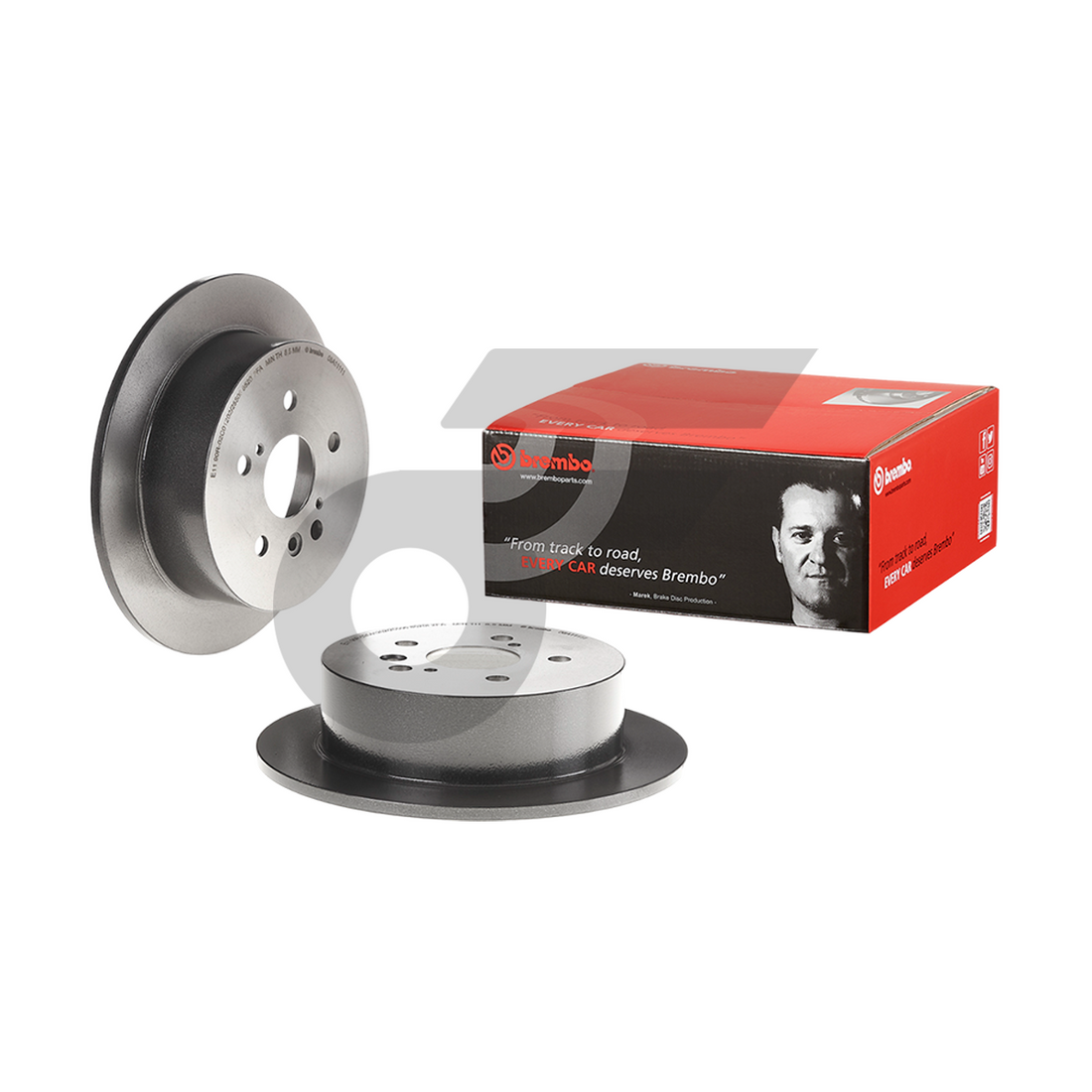 BREMBO จานเบรคหลัง RX300 RX350 HARRIER ปี03-ON |288MM. 4รู