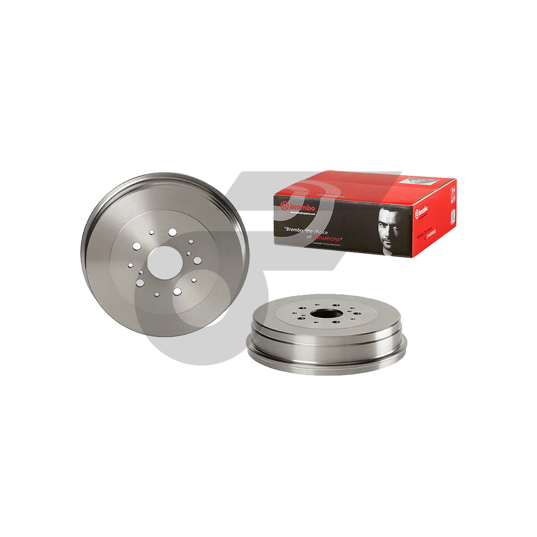 BREMBO จานเบรคหลัง VIGO 2WD ปี04, SMART | 254 MM. 5รู