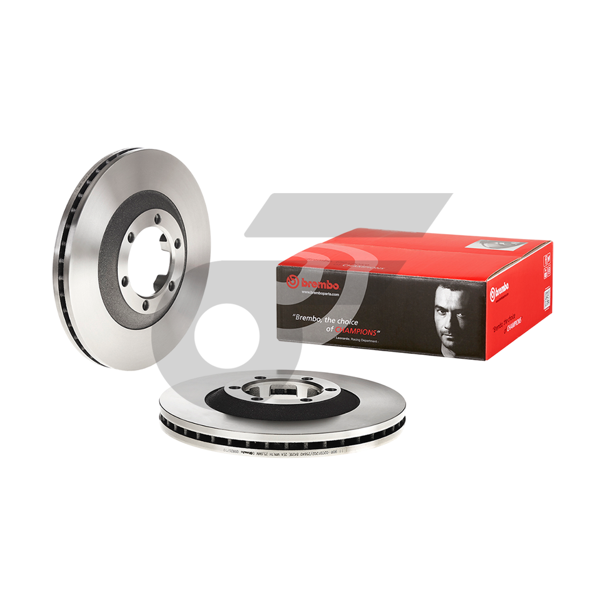 BREMBO จานเบรคหน้า COLORADO 2WD 4WD สูง ปี02-ON, NEW COLORADO เตี้ย ปี12-ON, DMAX 4WD, GOLD 4WD ปี07-12, PLATINUM 4WD, MU-7 ปี02-ON, ALL NEW DMAX 2WD HI-LANDER ยกสูง 1.9 DDI ปี12-ON |280MM. 5รู