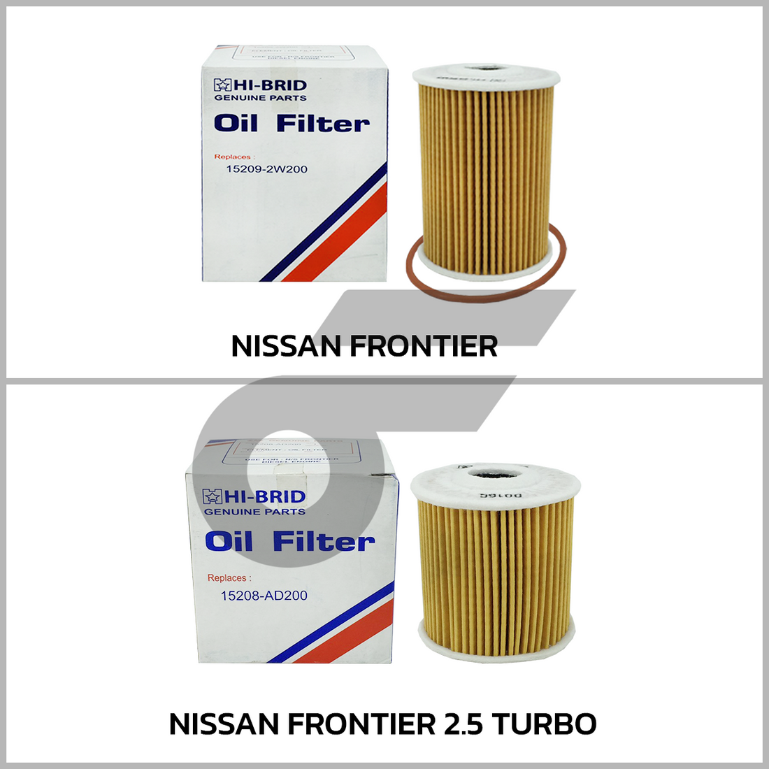 HIBRID ไส้กรองน้ำมันเครื่อง FRONTIER