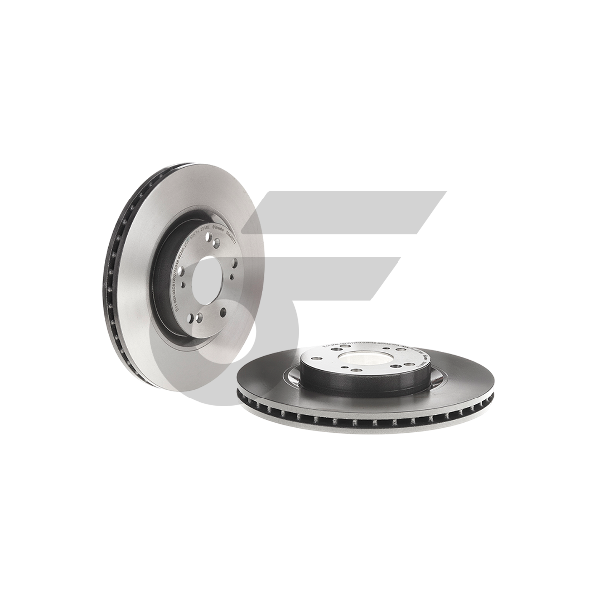 BREMBO จานเบรคหน้า CIVIC TYPE-R FN2 ปี06, CRV GEN2 ปี02 |300MM. 6รู