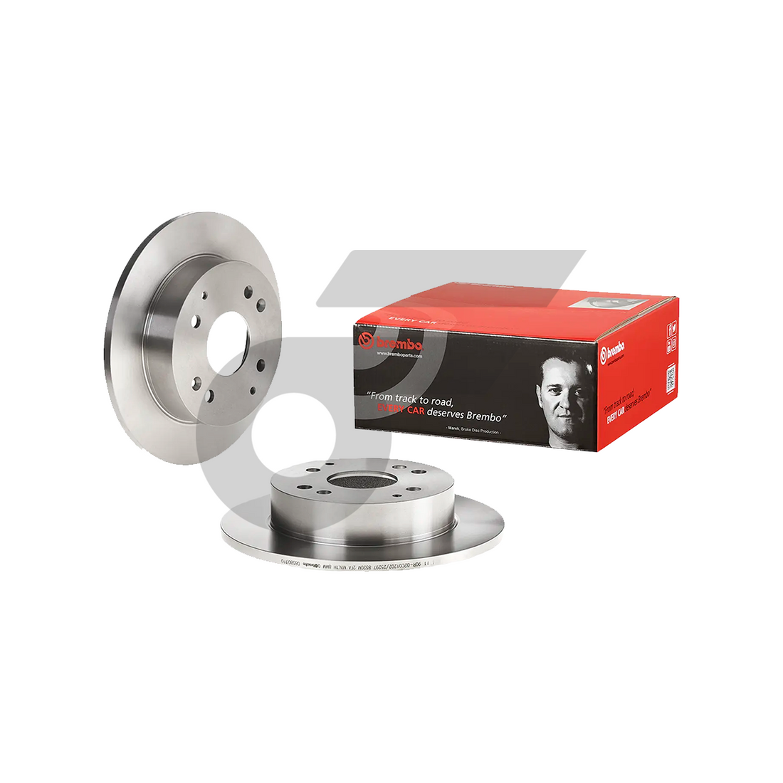 BREMBO จานเบรคหลัง ACCORD ปี90 92 98 | 260 MM. 4รู