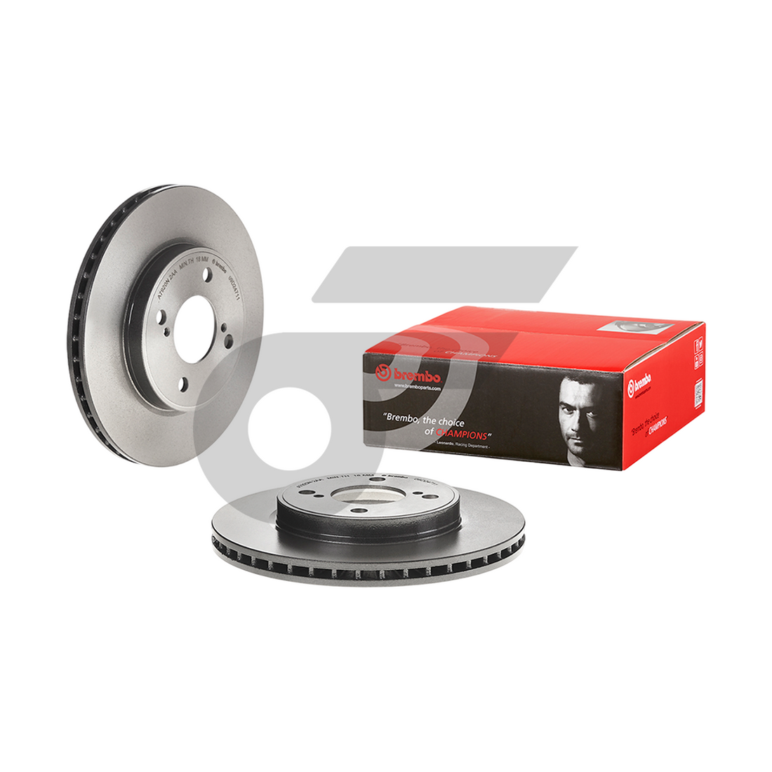 BREMBO จานเบรคหน้า NEW SWIFT 1.2 A2L412 INNER DIA. 136.8 MM ปี18-ON |252MM. 5รู