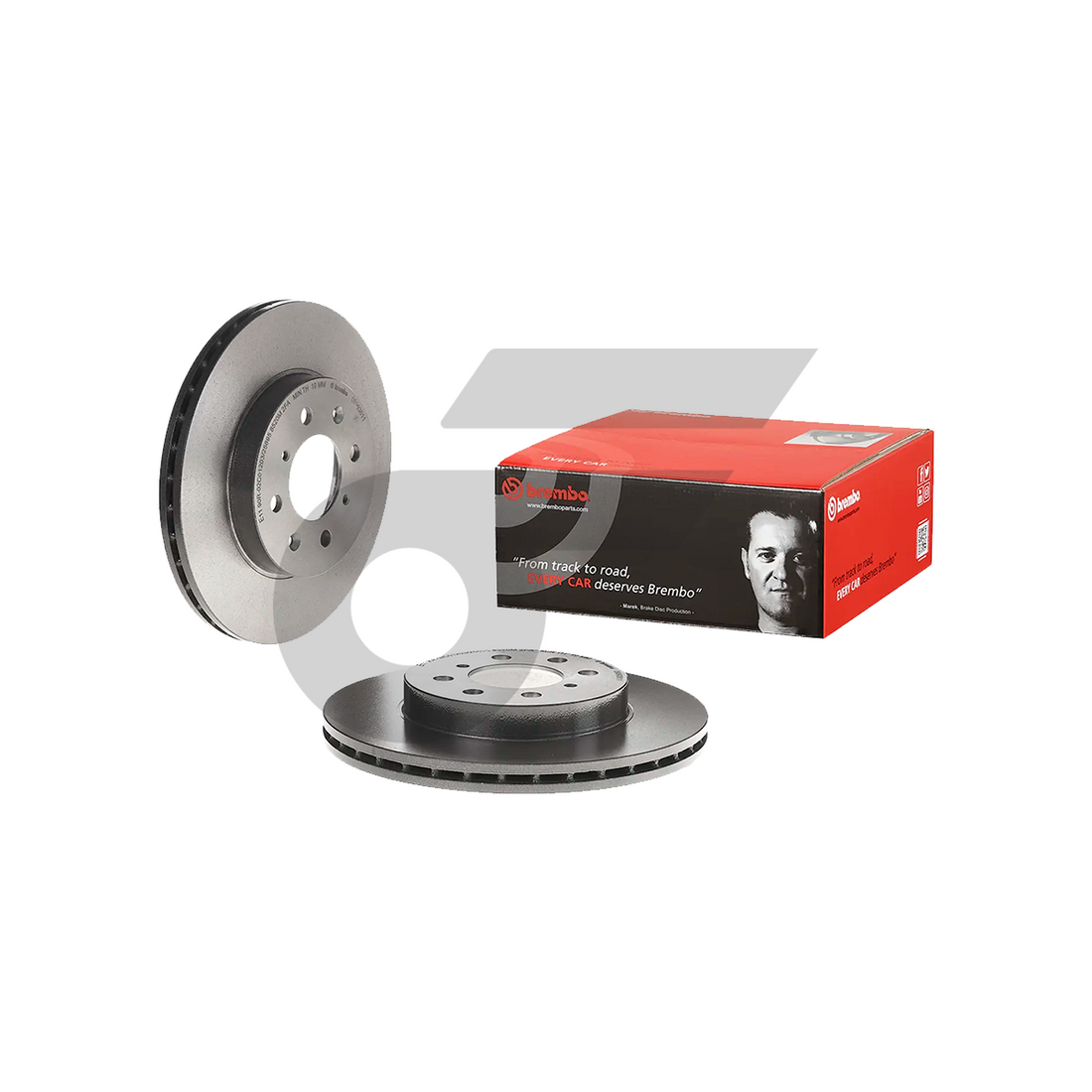 BREMBO จานเบรคหน้า JAZZ GE GK ปี09-14, CIVIC EK ES ปี96-05, FREED, MOBILIO | 262 MM. 4รู