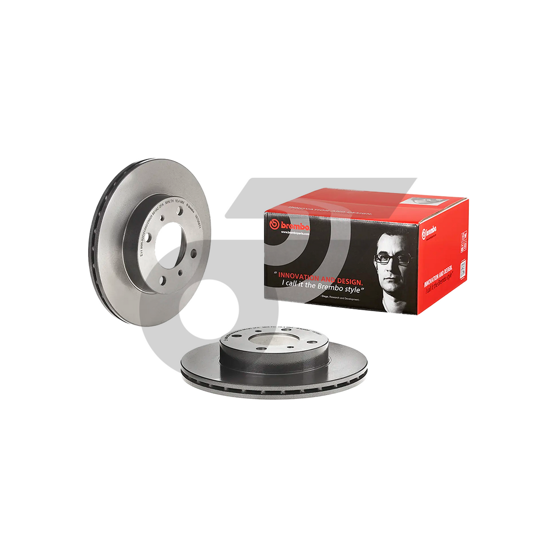 BREMBO จานเบรคหน้า LANCER E-CAR CK2 | 236 MM. 4รู
