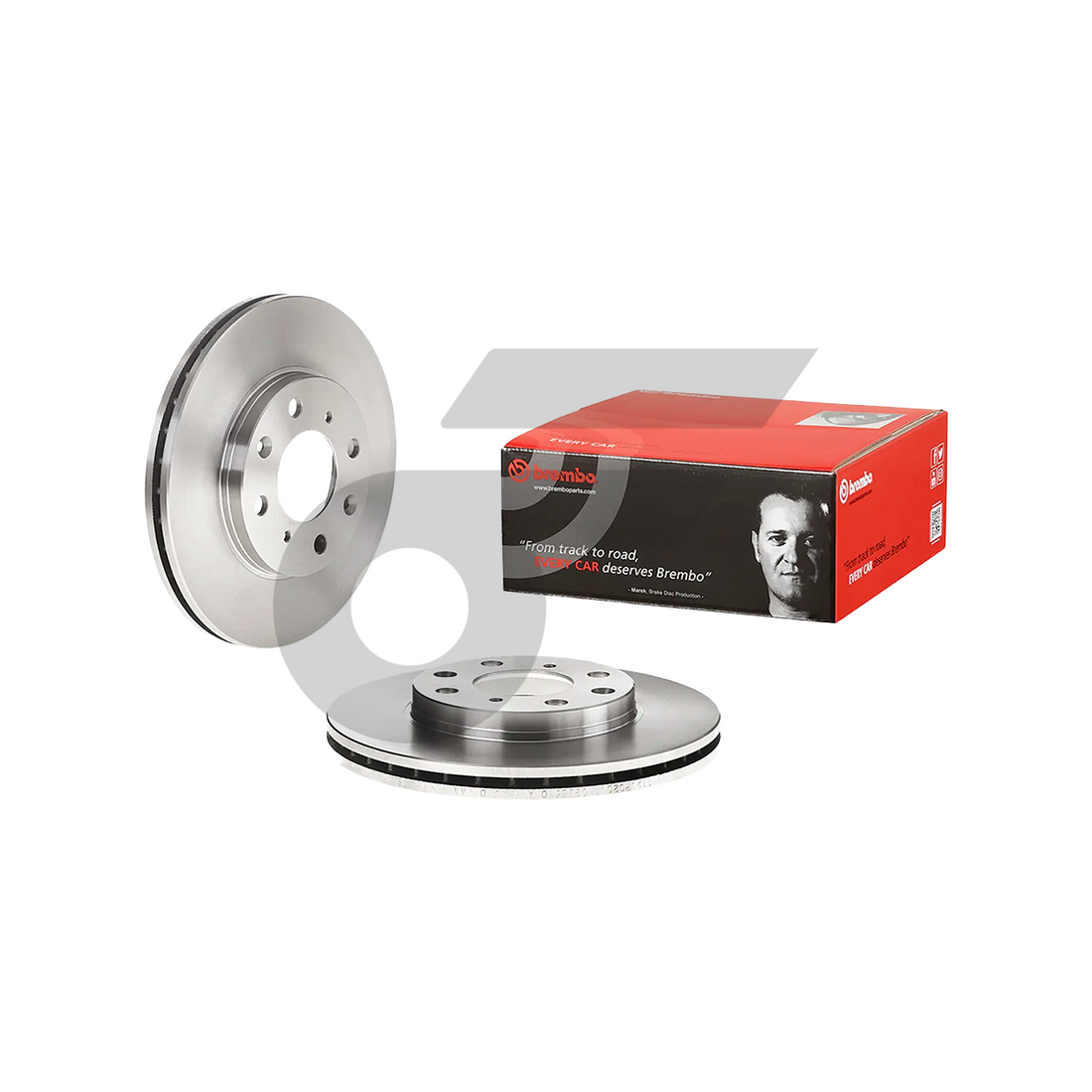 BREMBO จานเบรคหน้า JAZZ GD, CITY 1.5L ปี02 | 240 MM. 4รู