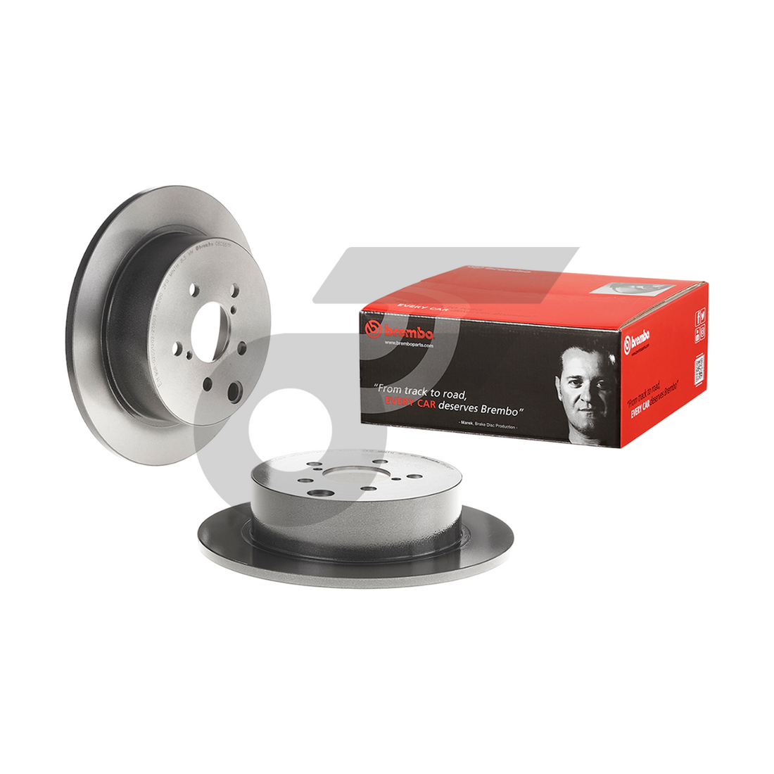 BREMBO จานเบรคหลัง XV GP 2.0, FORESTER SJ 2.0 ปี12-ON |274MM. 5รู