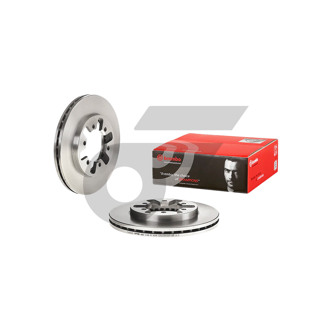 BREMBO จานเบรคหน้า BIG-M 2WD FRONTIER ปี02 | 250 MM. 6รู