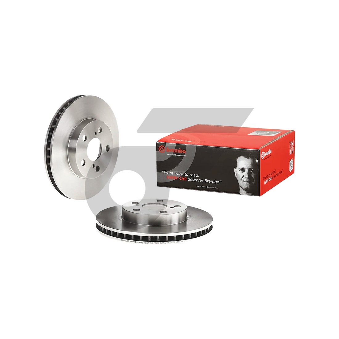 BREMBO จานเบรคหน้า AT190 ST191 | 255 MM. 5รู