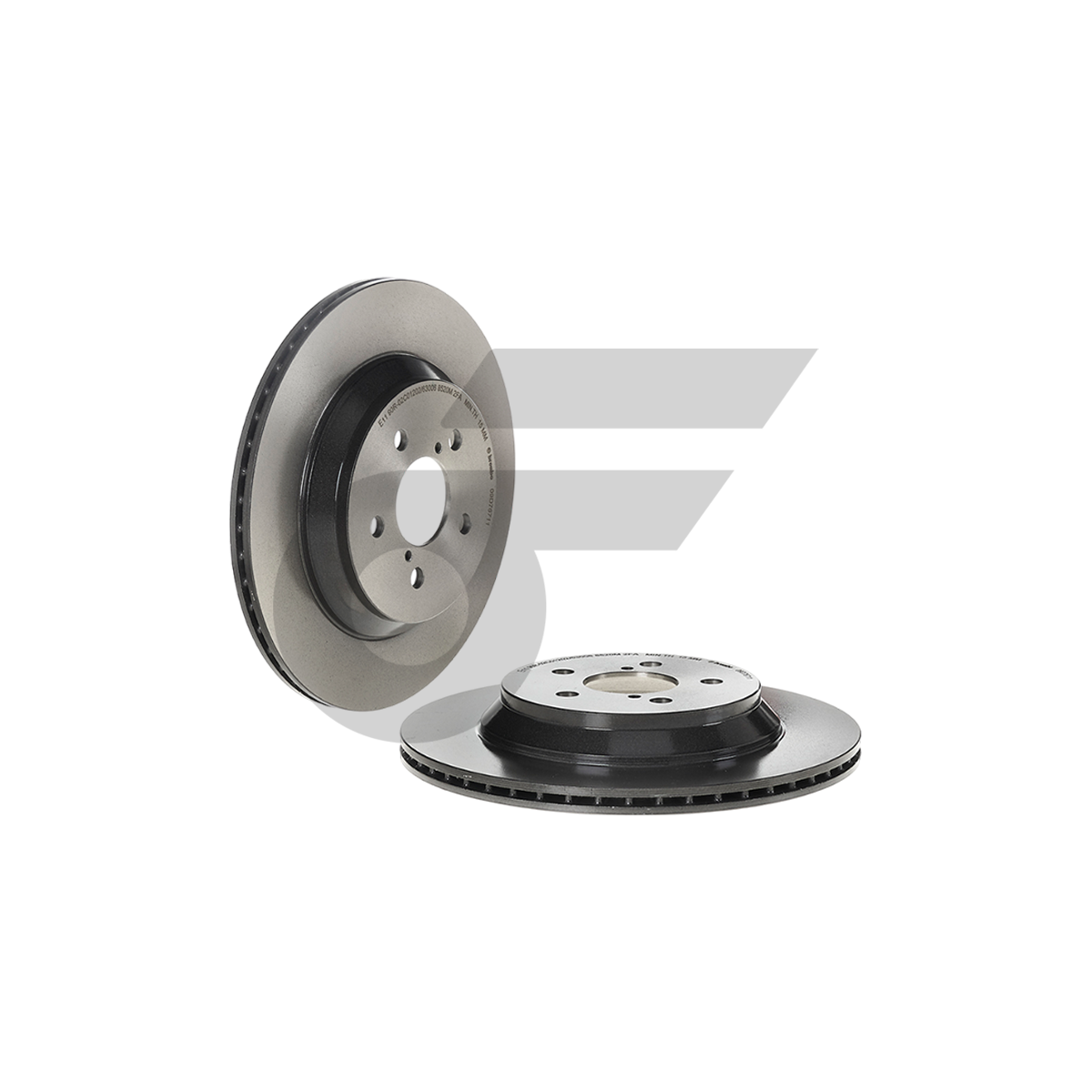 BREMBO จานเบรคหลัง IMPREZA 2.0I AWD GT, GK ปี17-ON, XV 2.0I AWD GT ปี17 ปี17-ON |285MM. 4รู