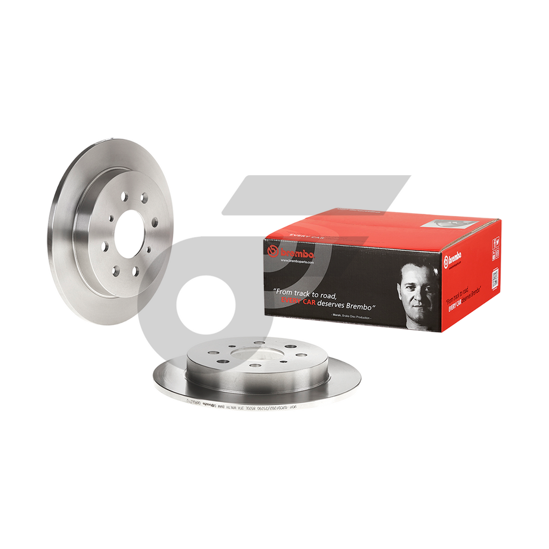 BREMBO จานเบรคหลัง CITY GM ปี09-14, JAZZ GE1.5 '08 ปี08-ON |239MM. 5รู