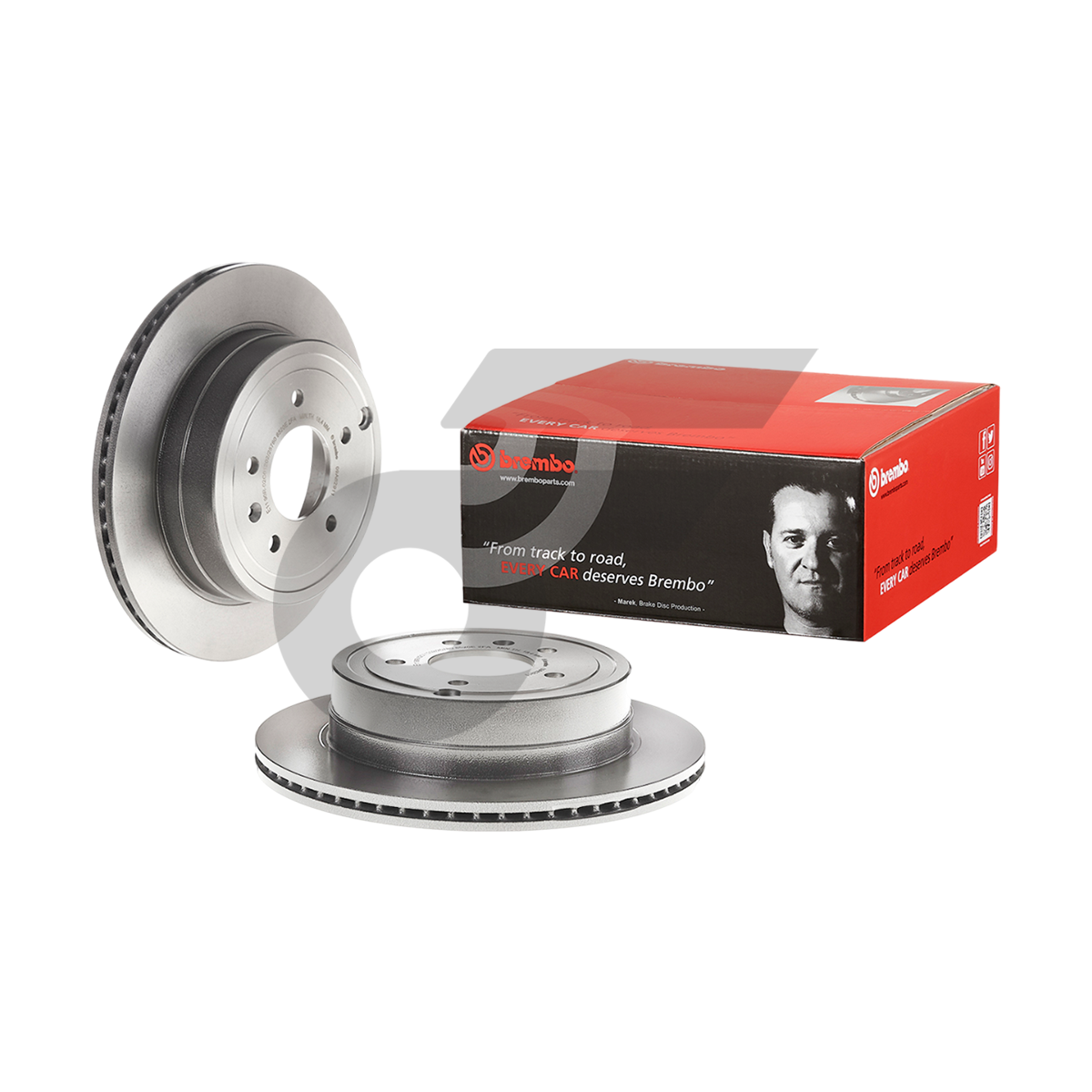 BREMBO จานเบรคหลัง CAPTIVA ปี06-ON |303MM. 4รู