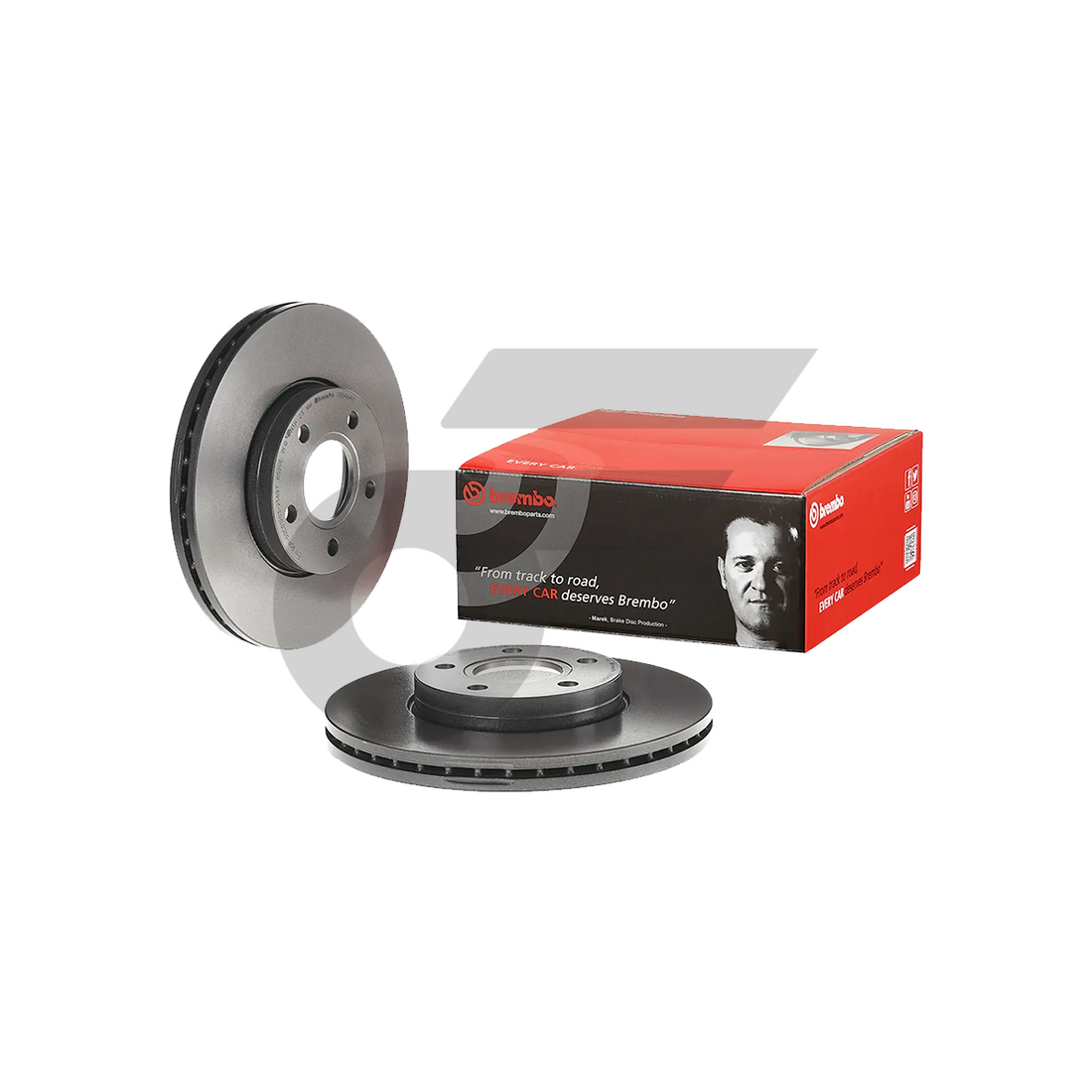 BREMBO จานเบรคหน้า FOCUS ปี06, V40II V50 C30 C70II | 278 MM. 5รู