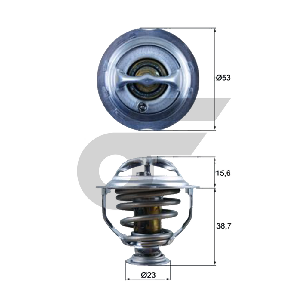 MAHLE Water valve VW AUDI PORSCHE 1.8/2.0TFSI / A3 A4 A5 Q5, SCIROCCO | 95 degrees