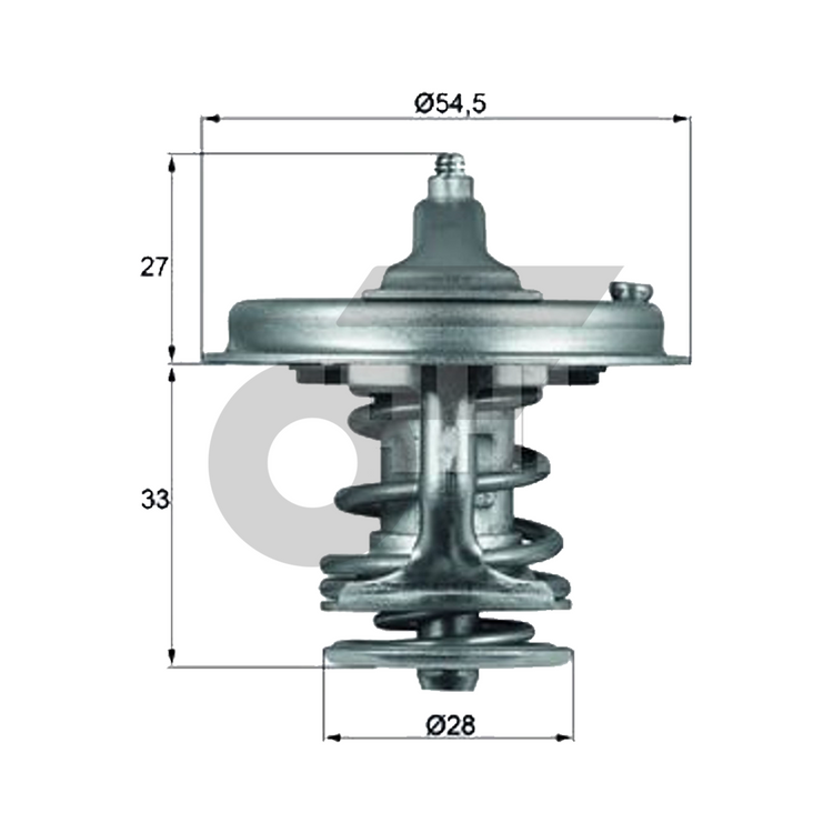 MAHLE วาล์วน้ำ 4D56 TRITON 8V K64T | 83องศา