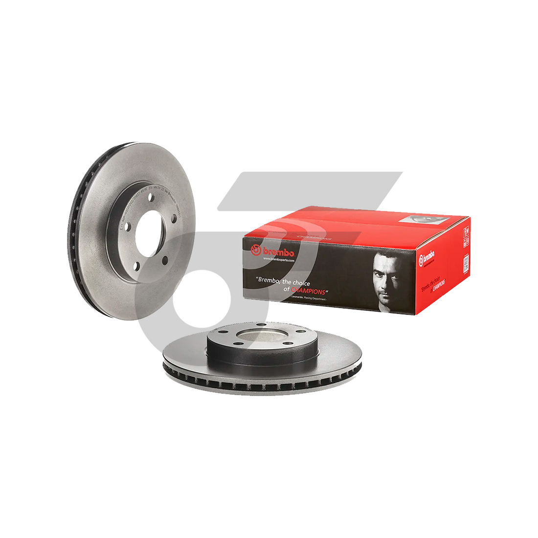 BREMBO จานเบรคหน้า ESCAPE ปี01 TRIBUTE ปี00 | 278 MM. 5รู