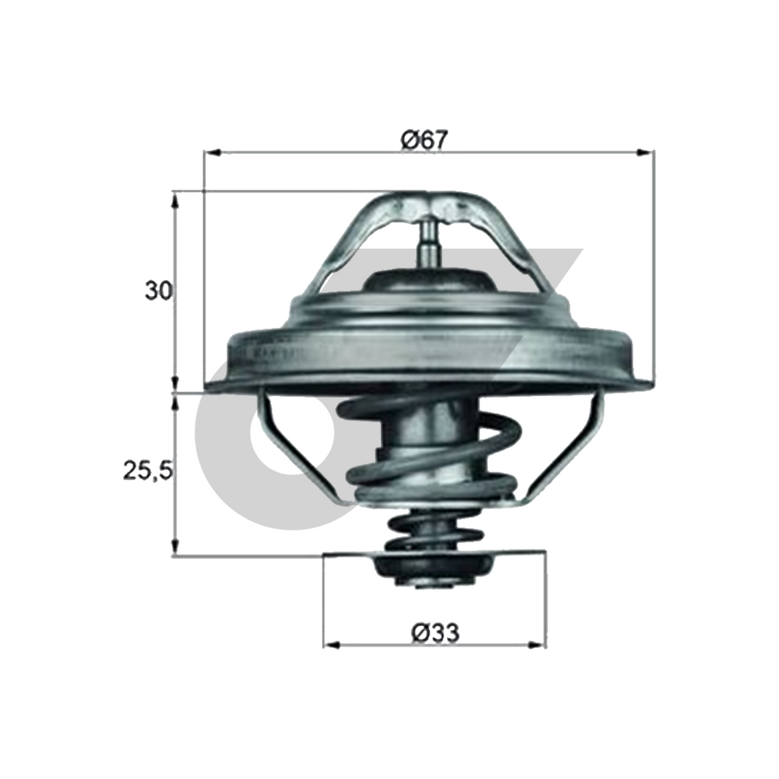 MAHLE วาล์วน้ำ BMW MINI M40 M42 M50 M52 / 3 (E30 E36) 5 (E34) | 88องศา