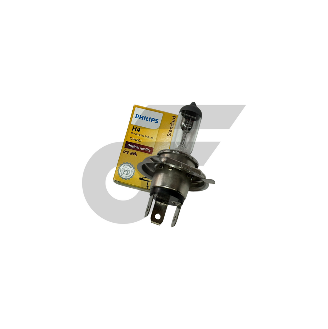 PHILIPS หลอดไฟหน้า H4 | 12V 60/55W COMMUTER, MG 3 ปี15-17 | P43T