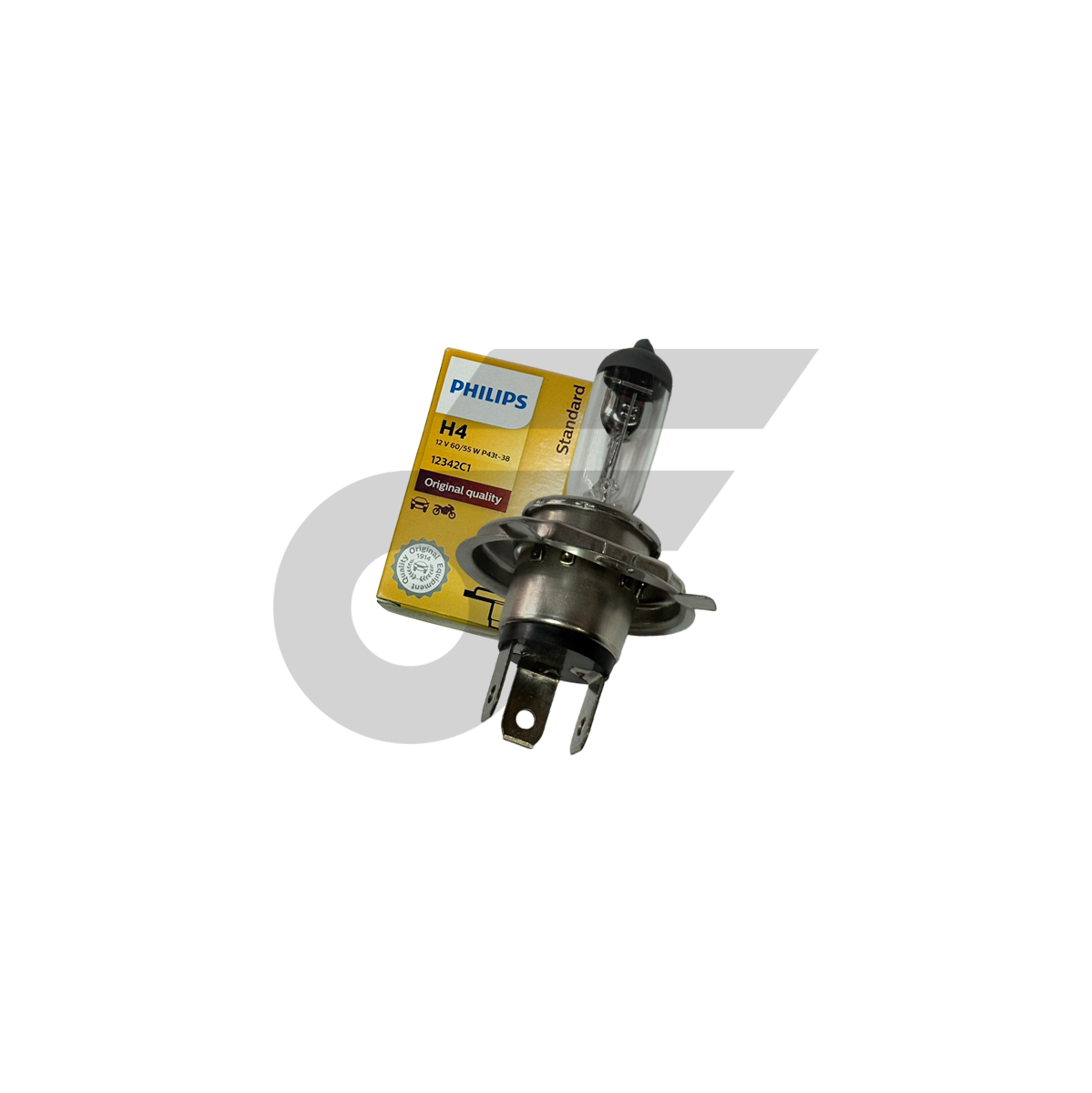 PHILIPS หลอดไฟหน้า H4 | 12V 60/55W COMMUTER, MG 3 ปี15-17 | P43T