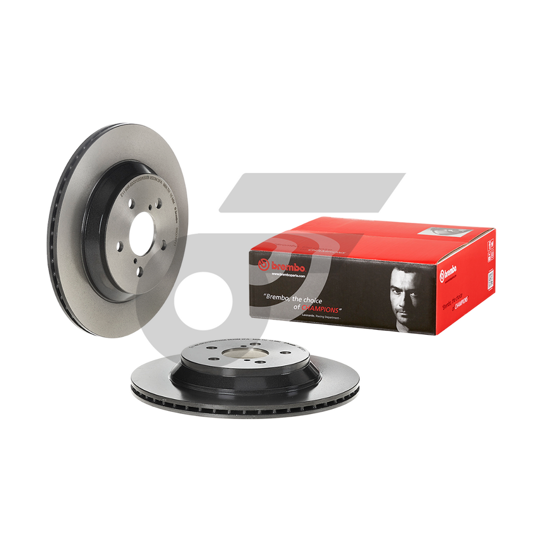 BREMBO จานเบรคหลัง IMPREZA 2.0I AWD GT, GK ปี17-ON, XV 2.0I AWD GT ปี17 ปี17-ON |285MM. 4รู