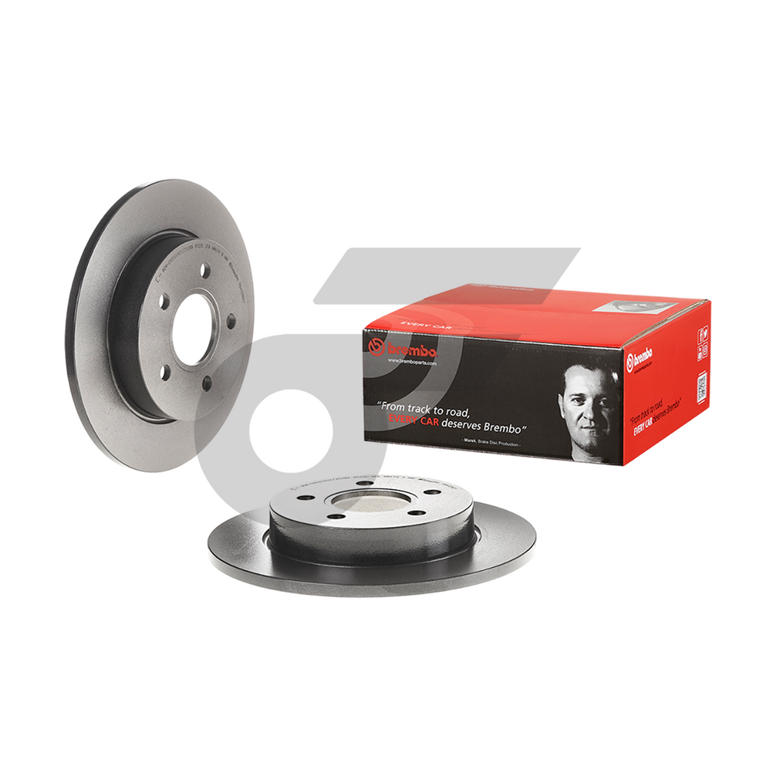 BREMBO จานเบรคหลัง FOCUS ปี06-11 |265MM. 5รู