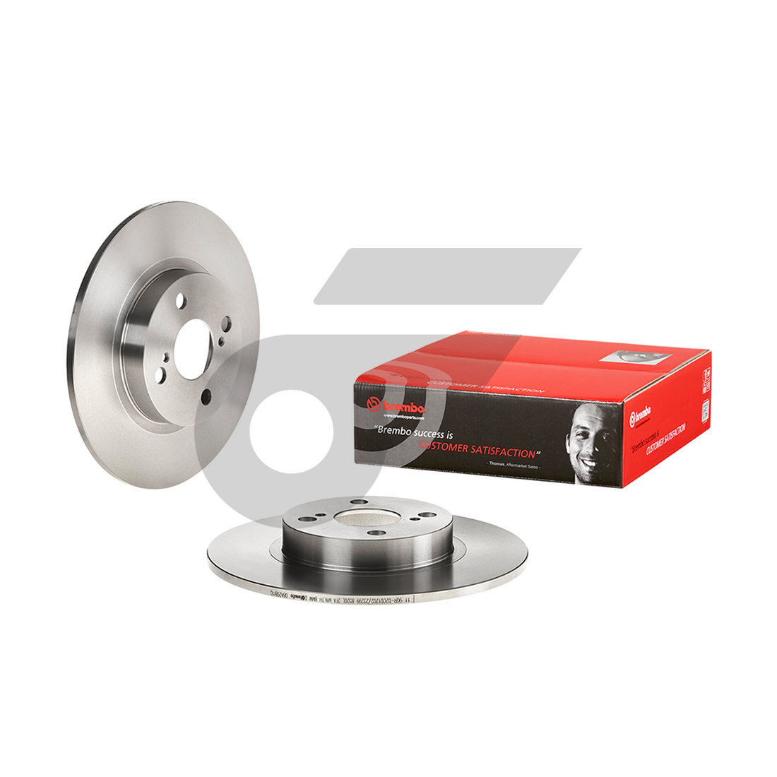 BREMBO จานเบรคหลัง AE111/112 ปี91-ON |266MM. 4รู