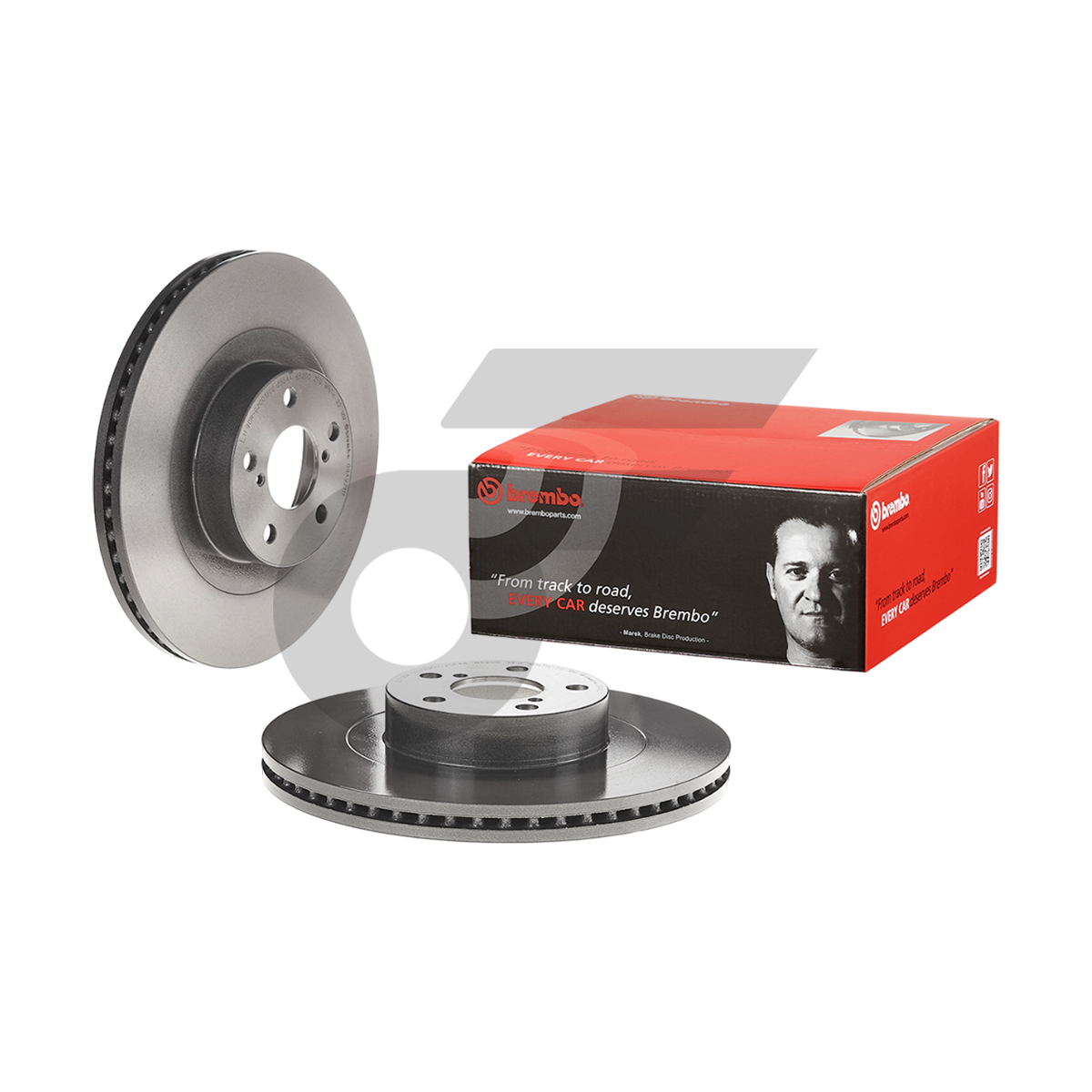 BREMBO จานเบรคหน้า BRZ 2.0, GT86 ปี12-ON, XV GP 2.0, FORESTER SJ 2.0 ปี12-ON, FORESTER SF SG, LEGACY BL BP BR BM 2.0 2.5, OUTBACK, IMPREZA GH7 2.0R GJ7 2.0 ปี '97-ON, '08-ON |293MM. 6รู